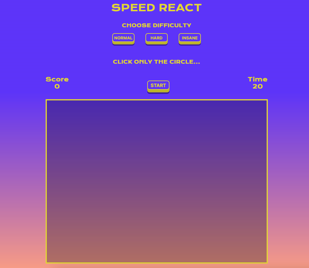 Reaction Time Game